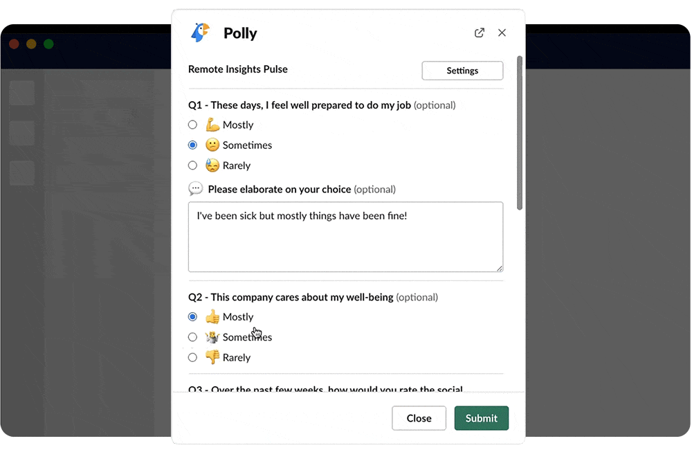 Build community for your hybrid teams Polly