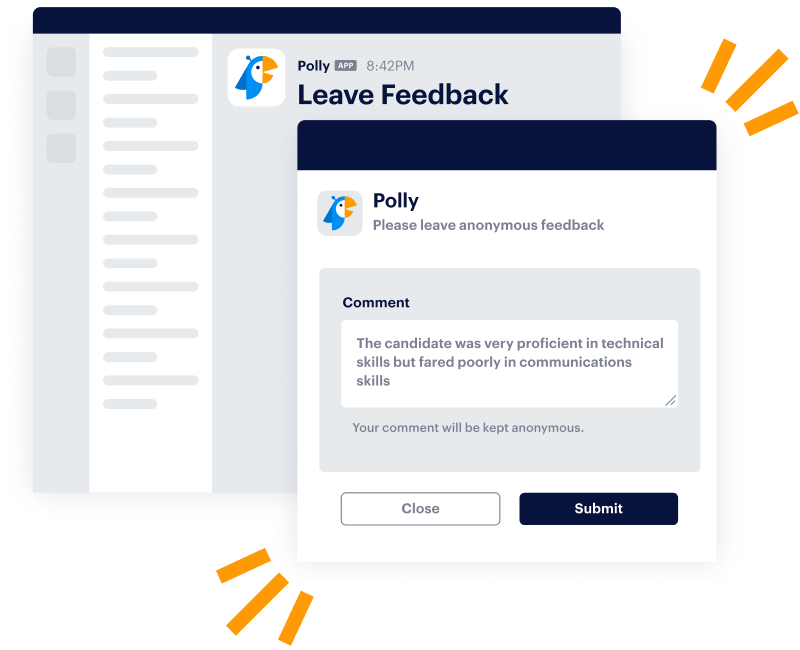 Polly's Leave Feedback