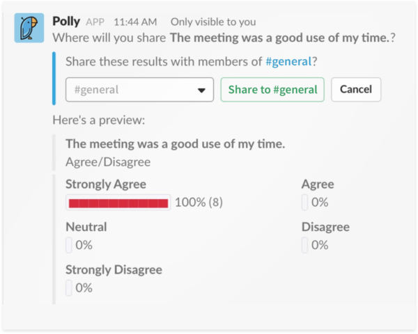 share survey polly results