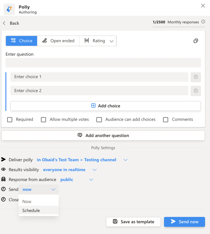 Creating a Pulse or Remote Check-in Survey