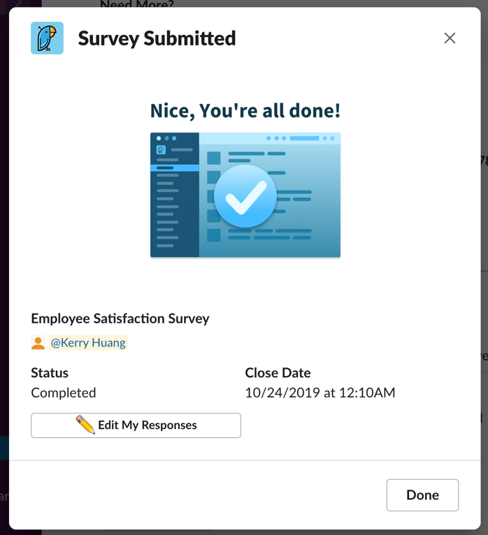 Survey Complete