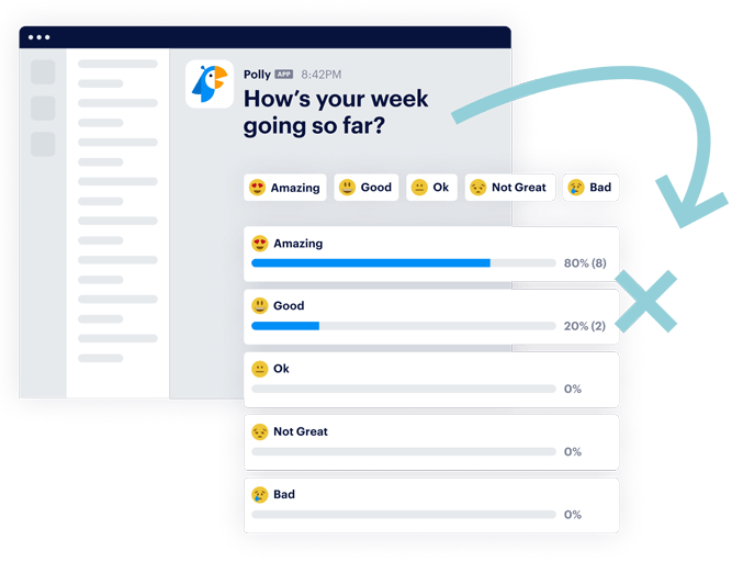 Get instant feedback and in-depth analytics with Polls & Surveys