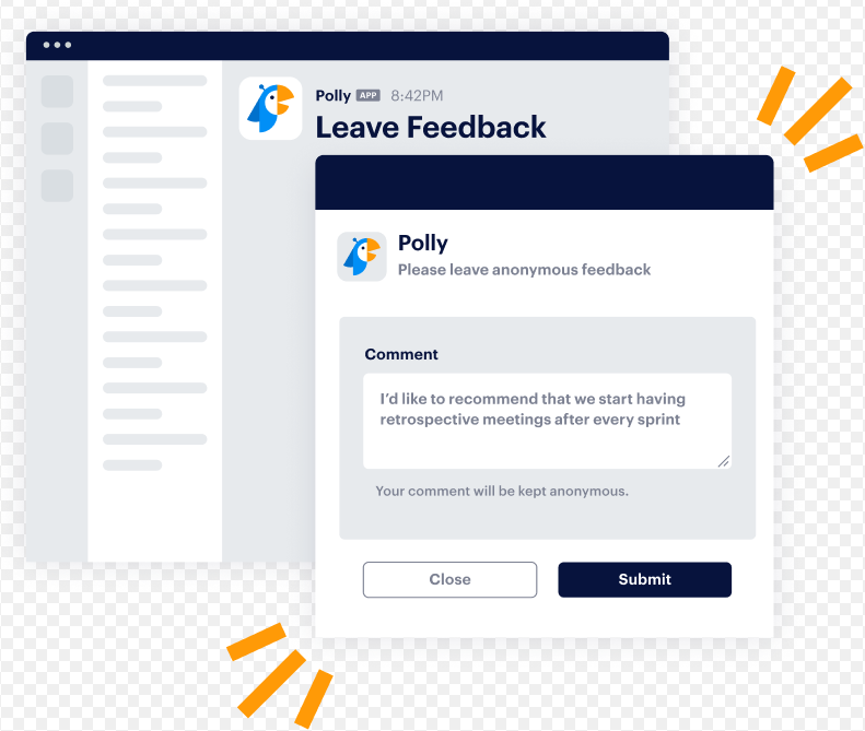 Polly’s Leave Feedback