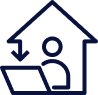 Remote & Hybrid Work tag icon