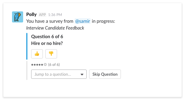 Interview Candidate Feedback