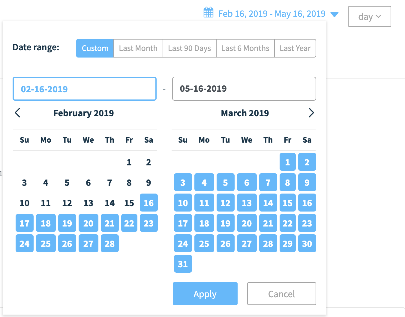 Workflow Date Range