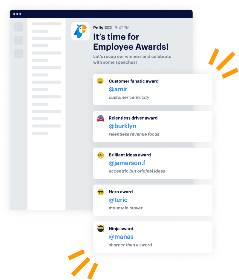 crowdsource employee awards to recognize good work