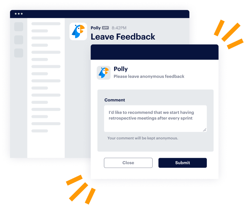 anonymous feedback forms so employees can submit real answers