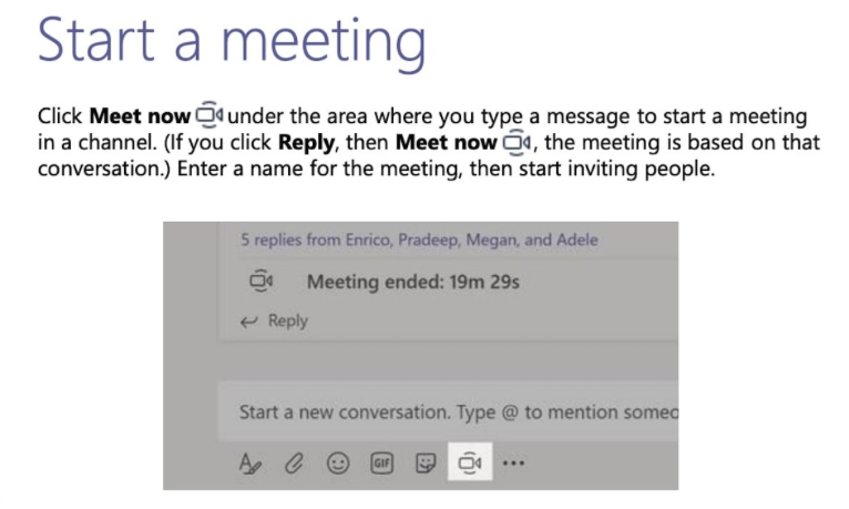 How to set up meetings in Teams